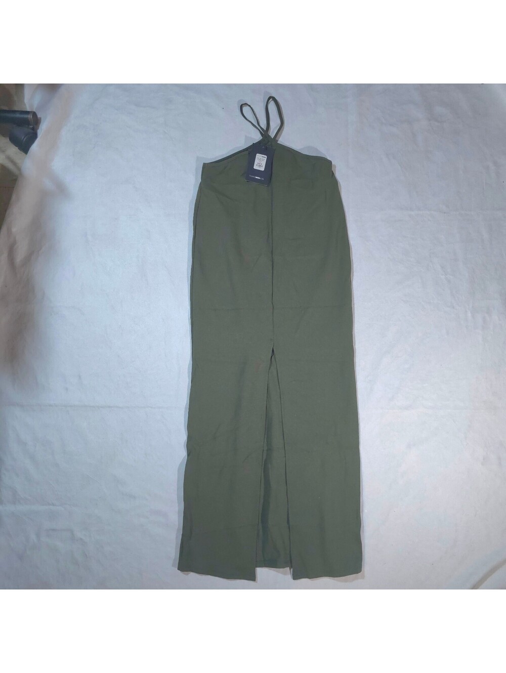 Fashion Nova Let's Talk About Us Olive Maxi Skirt Size S
